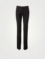 Wool And Silk Long Tuxedo Pants