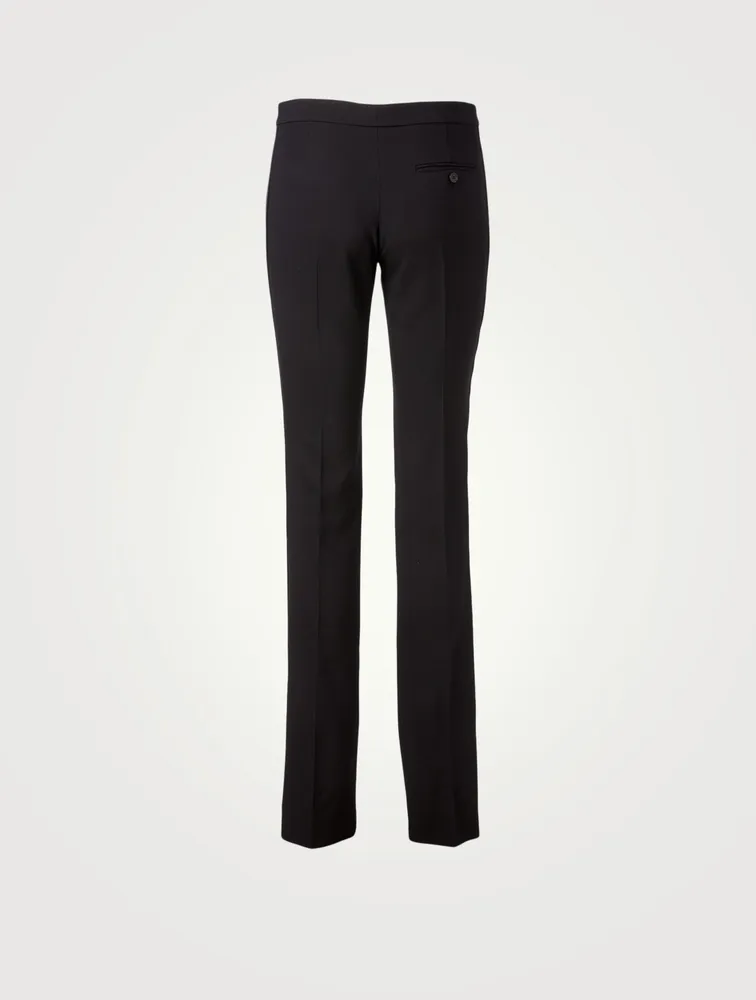 Wool And Silk Long Tuxedo Pants