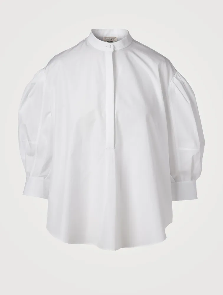 Cotton Poplin Blouse