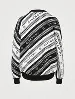 Wool Jacquard Chain Sweater