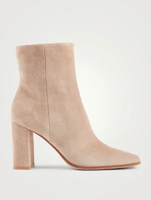 Alistar 85 Suede Heeled Ankle Boots