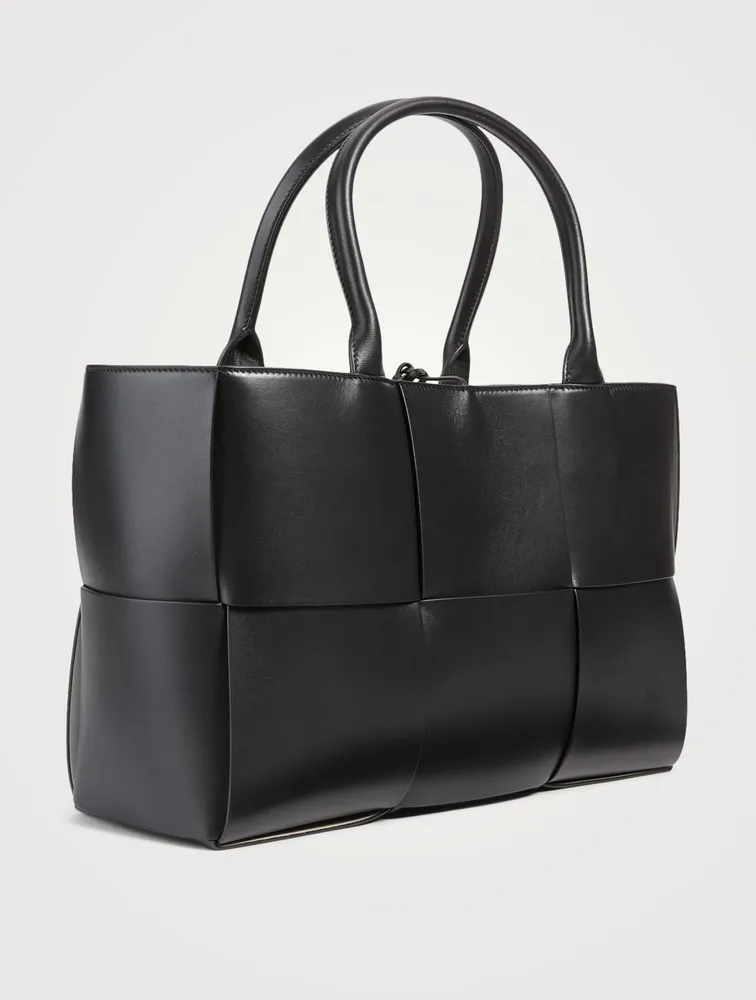 Small Arco Maxi Intrecciato Leather Tote Bag