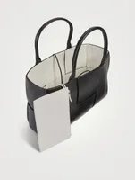 Small Arco Maxi Intrecciato Leather Tote Bag