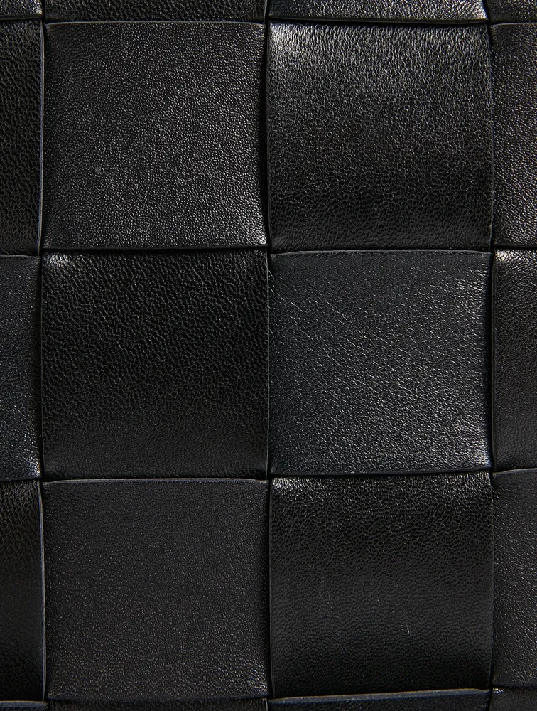 Small Intrecciato Leather Pouch