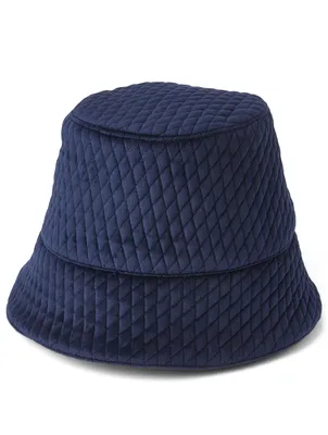 Charlie Quilted Velvet Bucket Hat