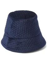 Charlie Quilted Velvet Bucket Hat
