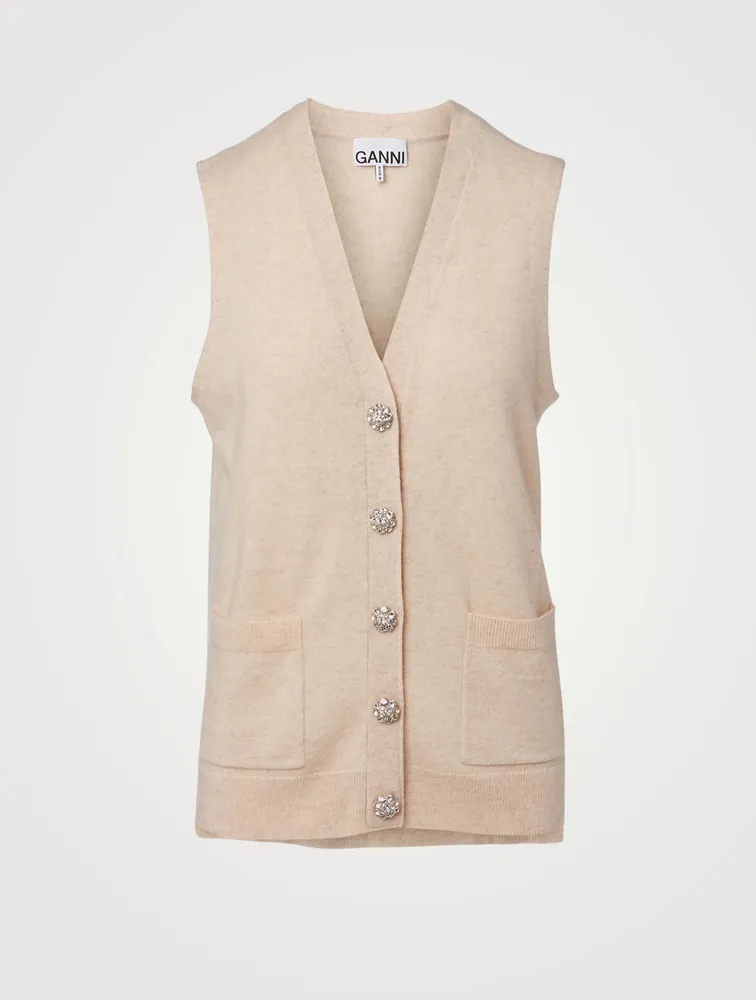 Cashmere Knit Vest