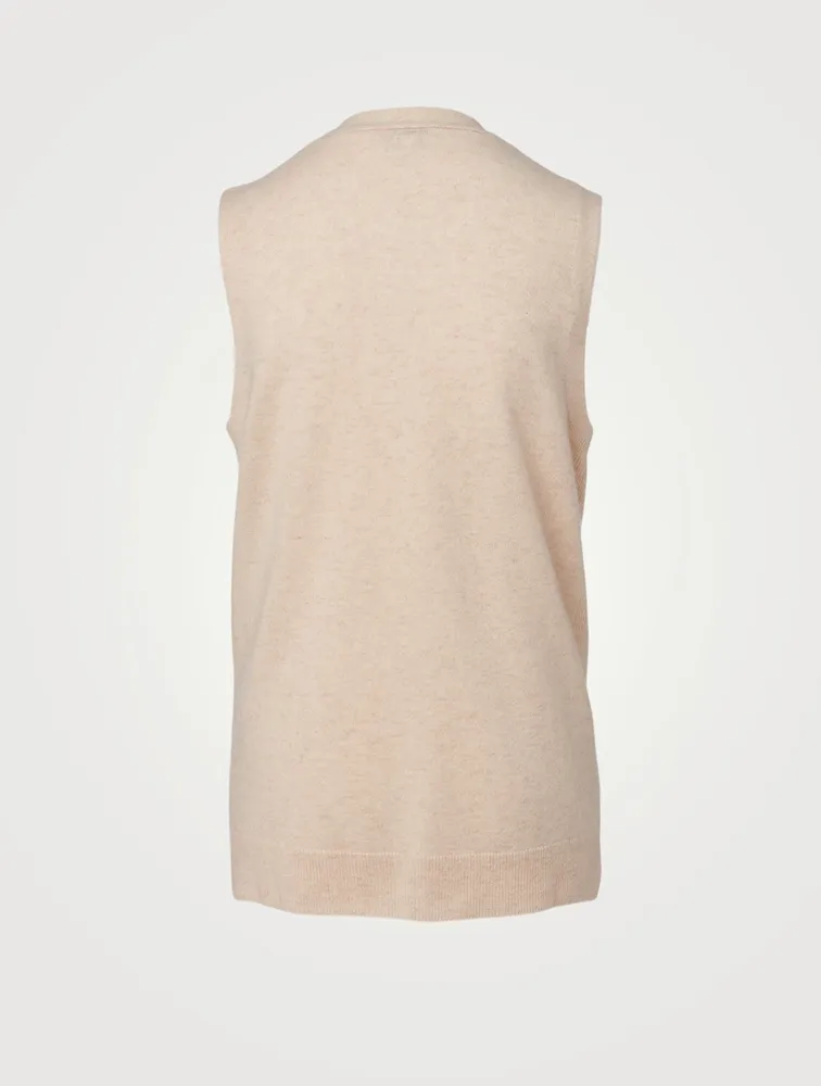 Cashmere Knit Vest