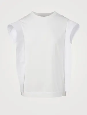 Cotton Ruffle T-Shirt