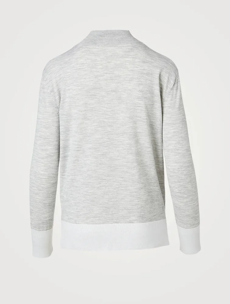 Wool-Blend Turtleneck Sweater