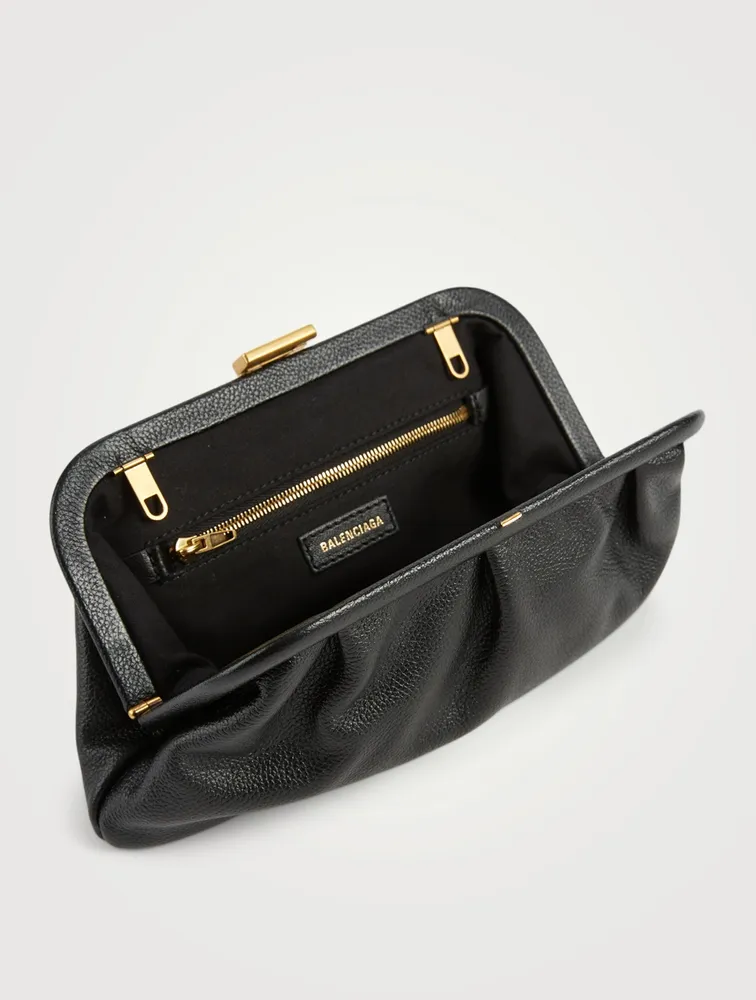 XS Cloud Leather Clutch Bag