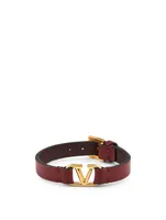 VLOGO Leather Bracelet