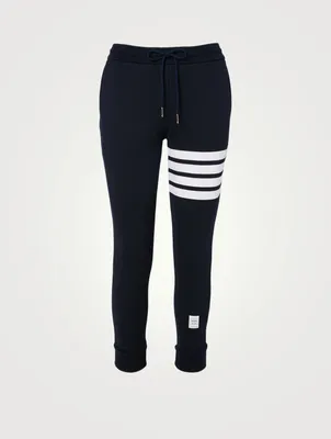 Loop Back Sweatpants With Four-Bar Stripe