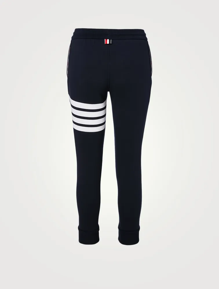 Loop Back Sweatpants With Four-Bar Stripe