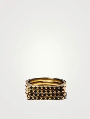 14K Goldplated Stackable Signet Ring