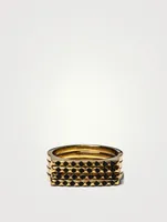 14K Goldplated Stackable Signet Ring