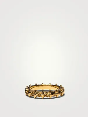 14K Goldplated Star Ring