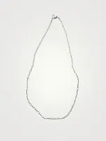 Sterling Silver Figaro Chain Necklace