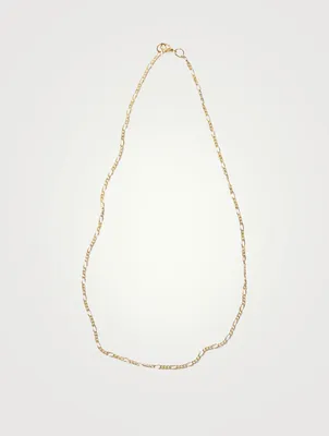 14K Gold Fill Figaro Chain Necklace