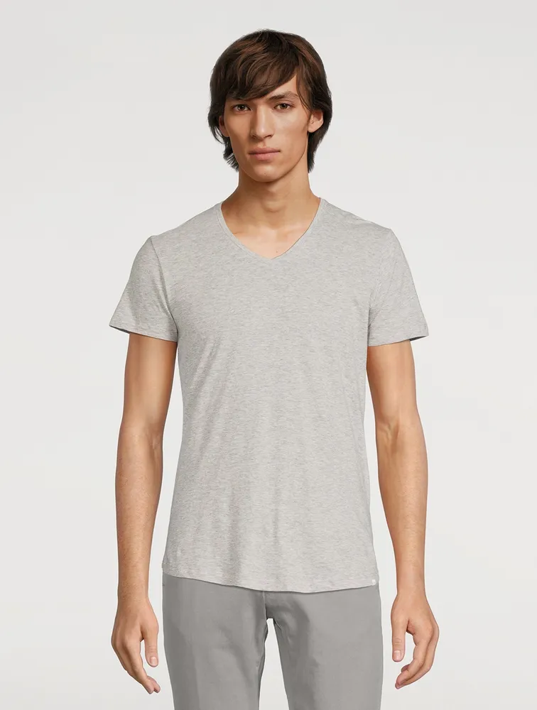 Tailored V-Neck T-Shirt