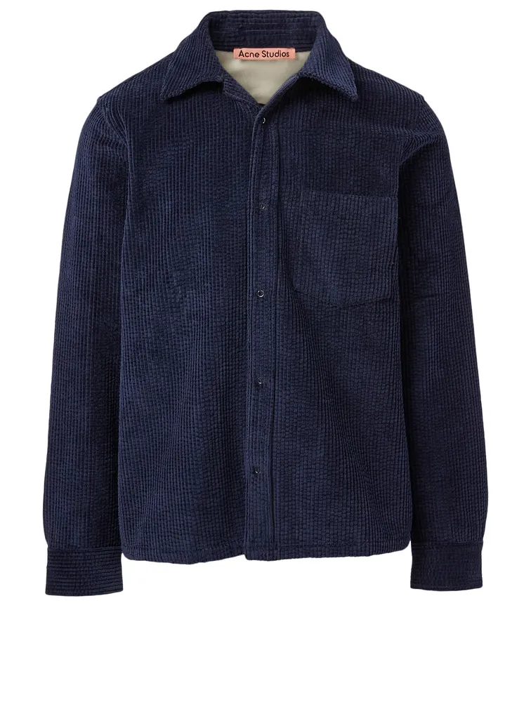 Cotton Stretch Corduroy Shirt