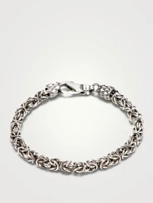 Sterling Silver Byzantine Bracelet