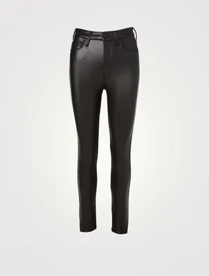 Vamp Faux Leather High-Waisted Pants