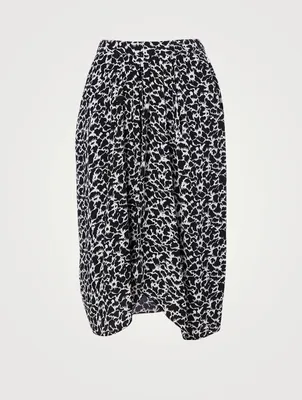 Siasi Printed Midi Skirt