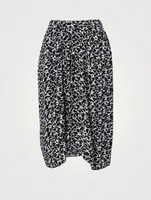 Siasi Printed Midi Skirt