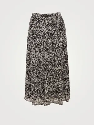 Elliot Printed Midi Skirt