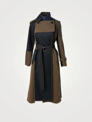 Suiting Trench Coat With Belt