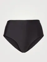 Bound High-Waisted Bikini Bottom