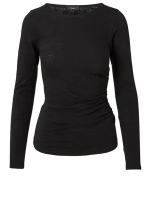 Organic Cotton Boatneck Top