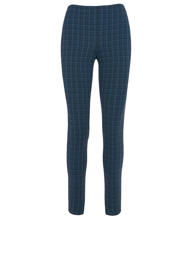 Scuba Leggings Grid Print