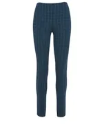 Scuba Leggings Grid Print