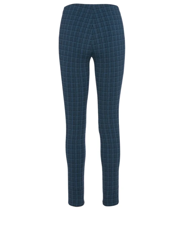 Scuba Leggings Grid Print