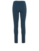 Scuba Leggings Grid Print