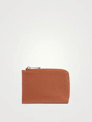 Le Foulonné Leather Zip-Around Wallet With Card Holder