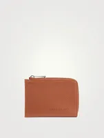 Le Foulonné Leather Zip-Around Wallet With Card Holder