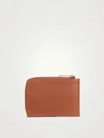 Le Foulonné Leather Zip-Around Wallet With Card Holder