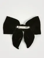 Celine Velvet Bow Barrette