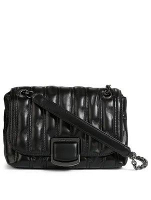 Small Brioche Leather Crossbody Bag