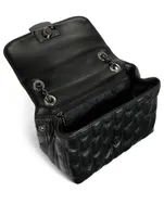 Small Brioche Leather Crossbody Bag