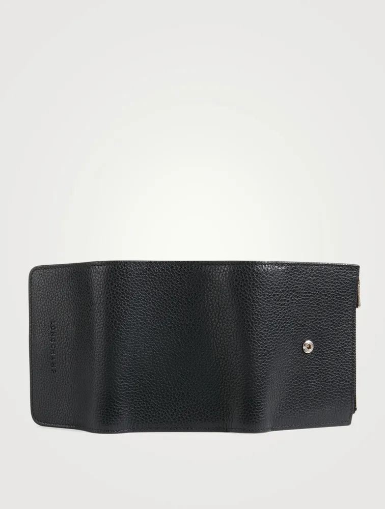Le Foulonné Leather Compact Trifold Wallet