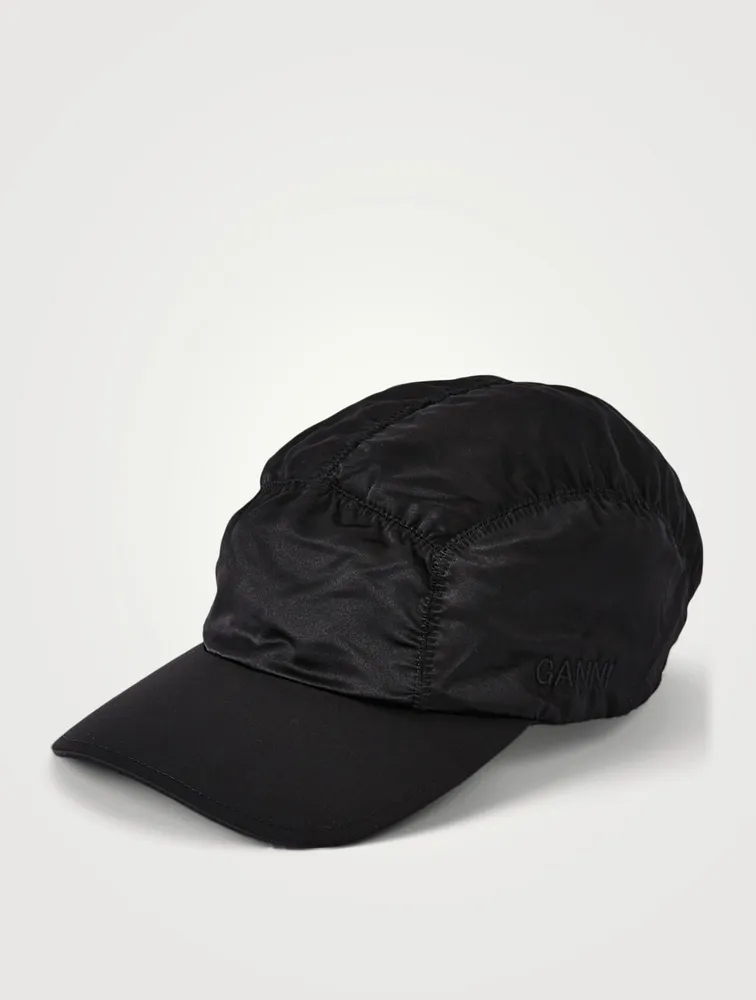 Ruched Satin Cap