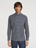 Cotton Shirt Check Print