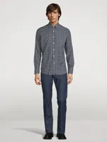 Cotton Shirt Check Print