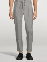 Wool Stretch Jogger Pants