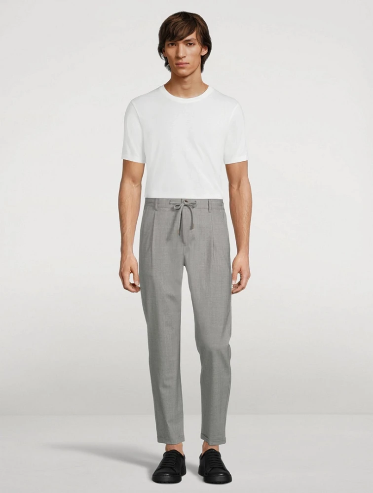 Wool Stretch Jogger Pants