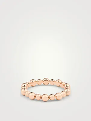 Dew Drop 14K Rose Gold Band